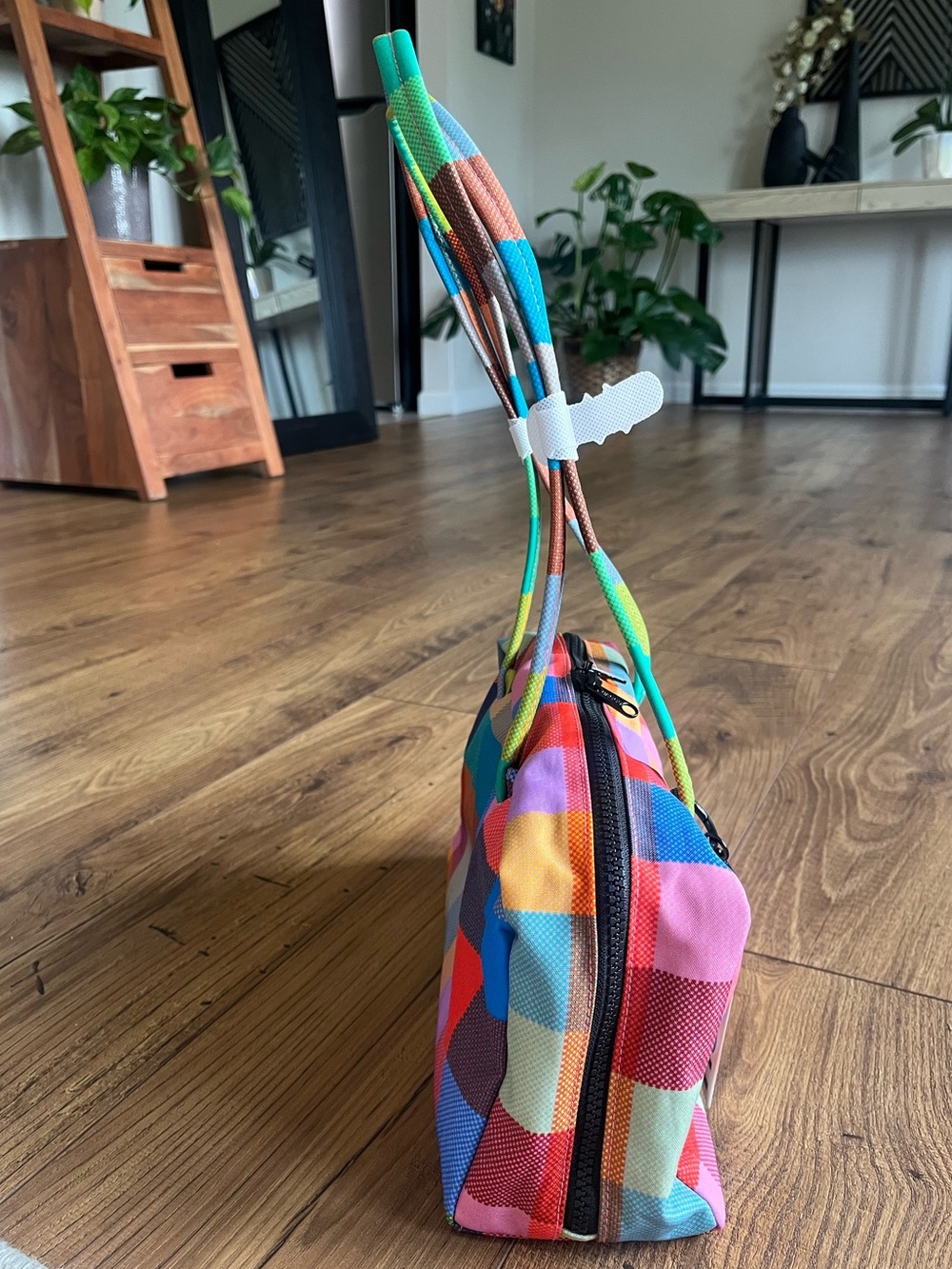 BAGGU UO Madras Bowler bag BNWT - Picture 5 of 16